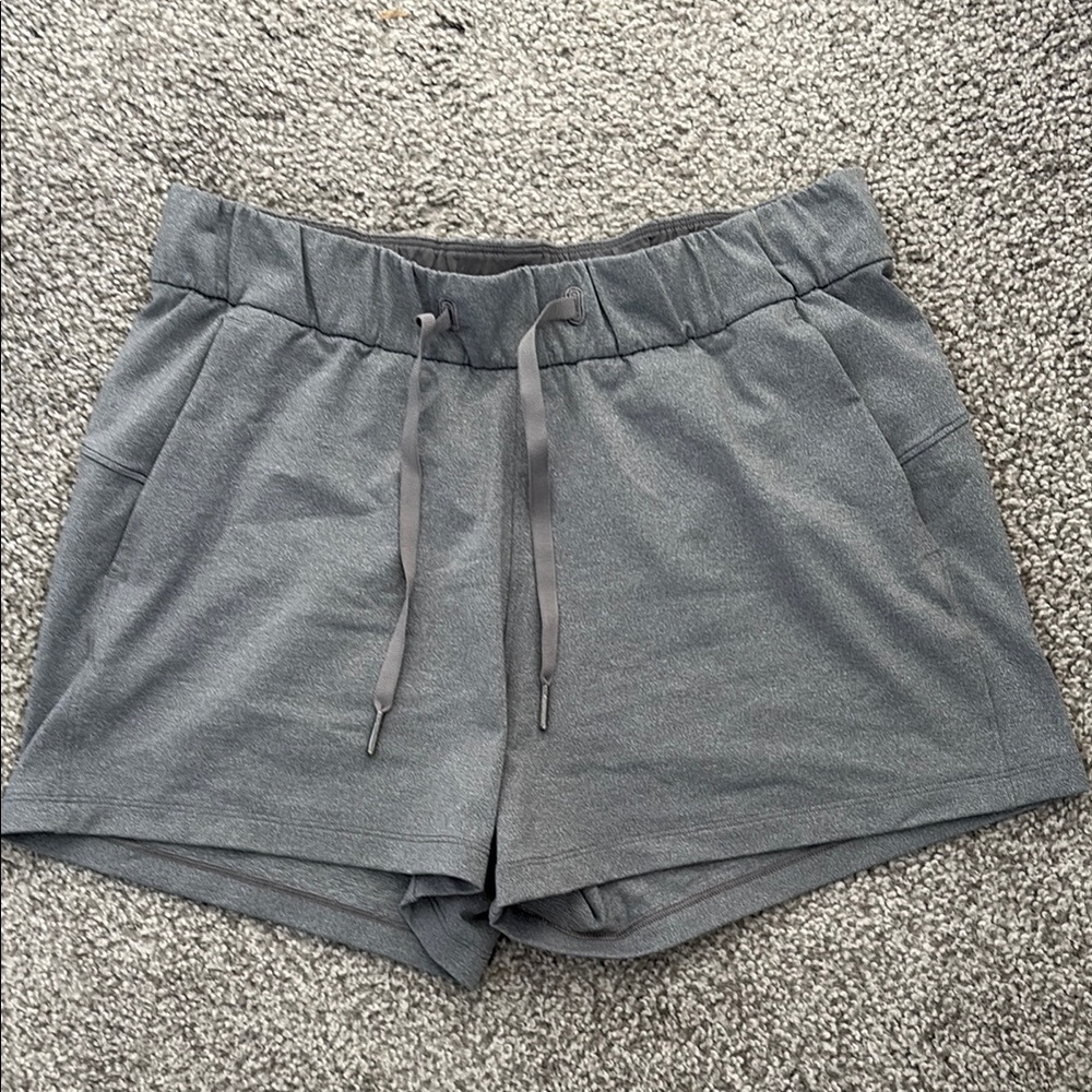 lululemon athletica Gray Athletic Drawstring Shorts